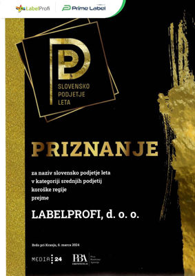 LabelProfi - the best medium-sized company in the Koroška region