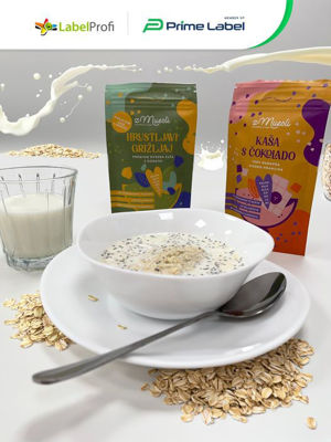 Stand-up pouches for delicious zMuesli porridge