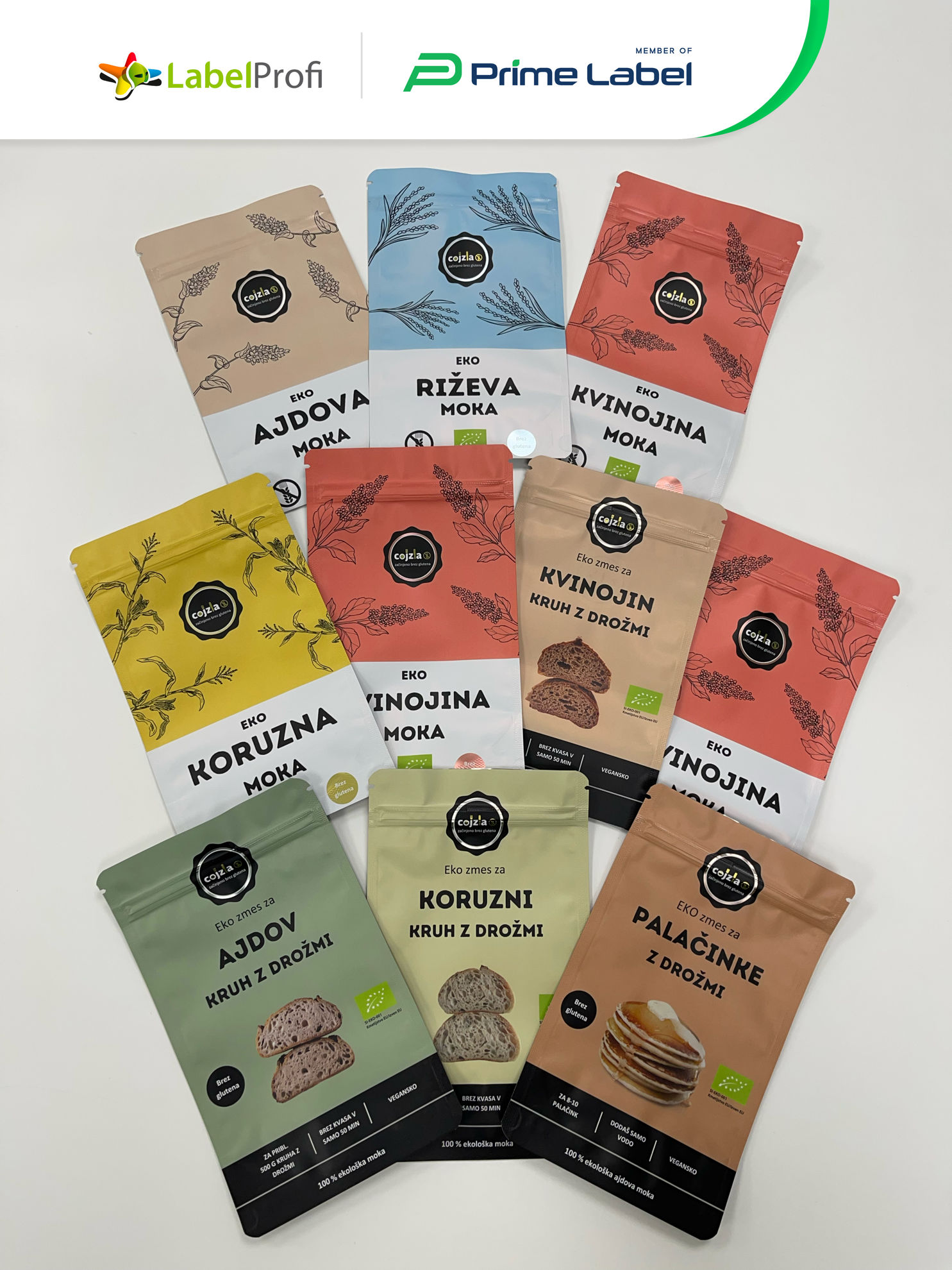 High-Quality Pouches for the Cojzla Brand